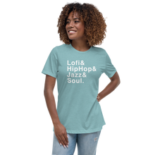 Load image into Gallery viewer, Lofi, HipHop, Jazz &amp; Soul - Women&#39;s Relaxed T-Shirt
